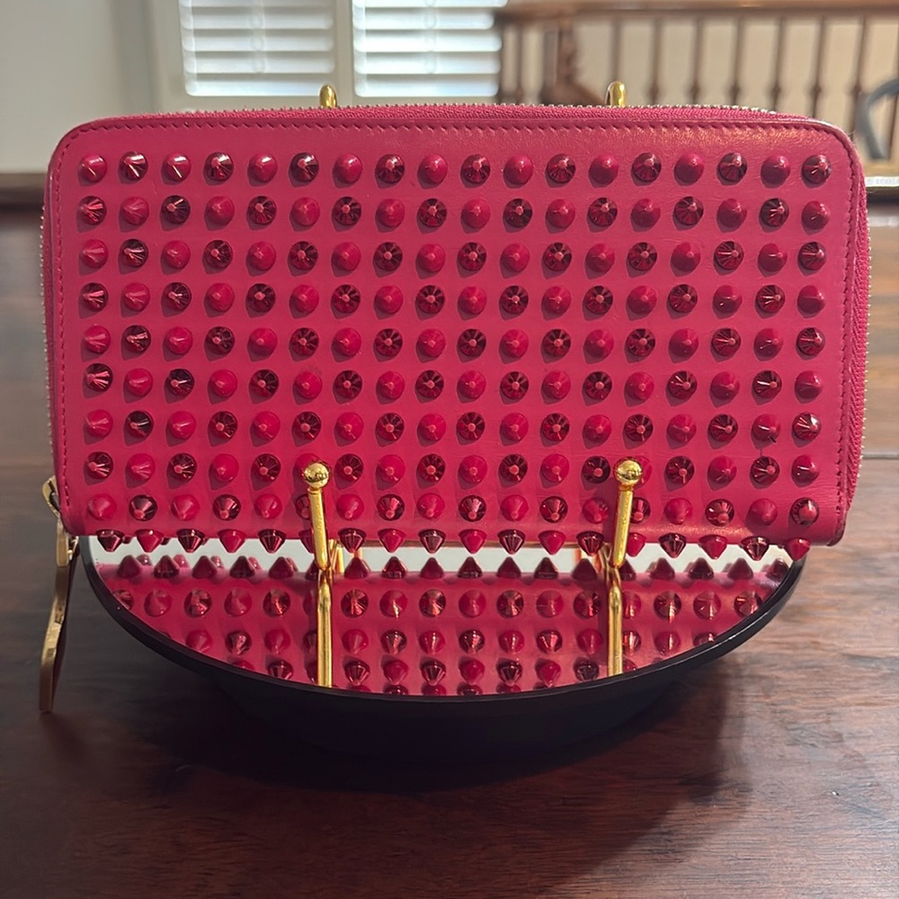 CHRISTIAN LOUBOUTIN Panettone Long Zip Wallet